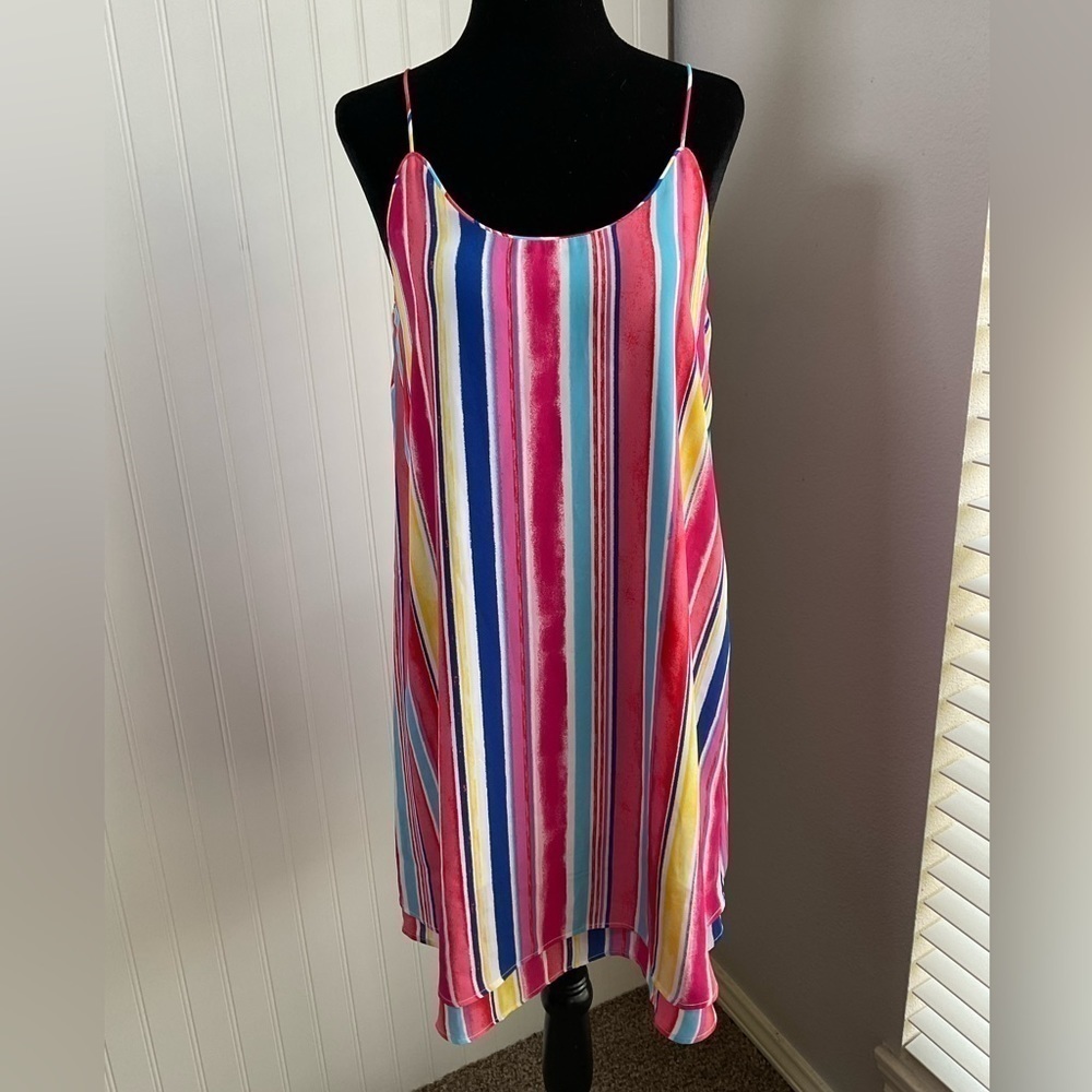 Alya Bold Stripe Casual Dress